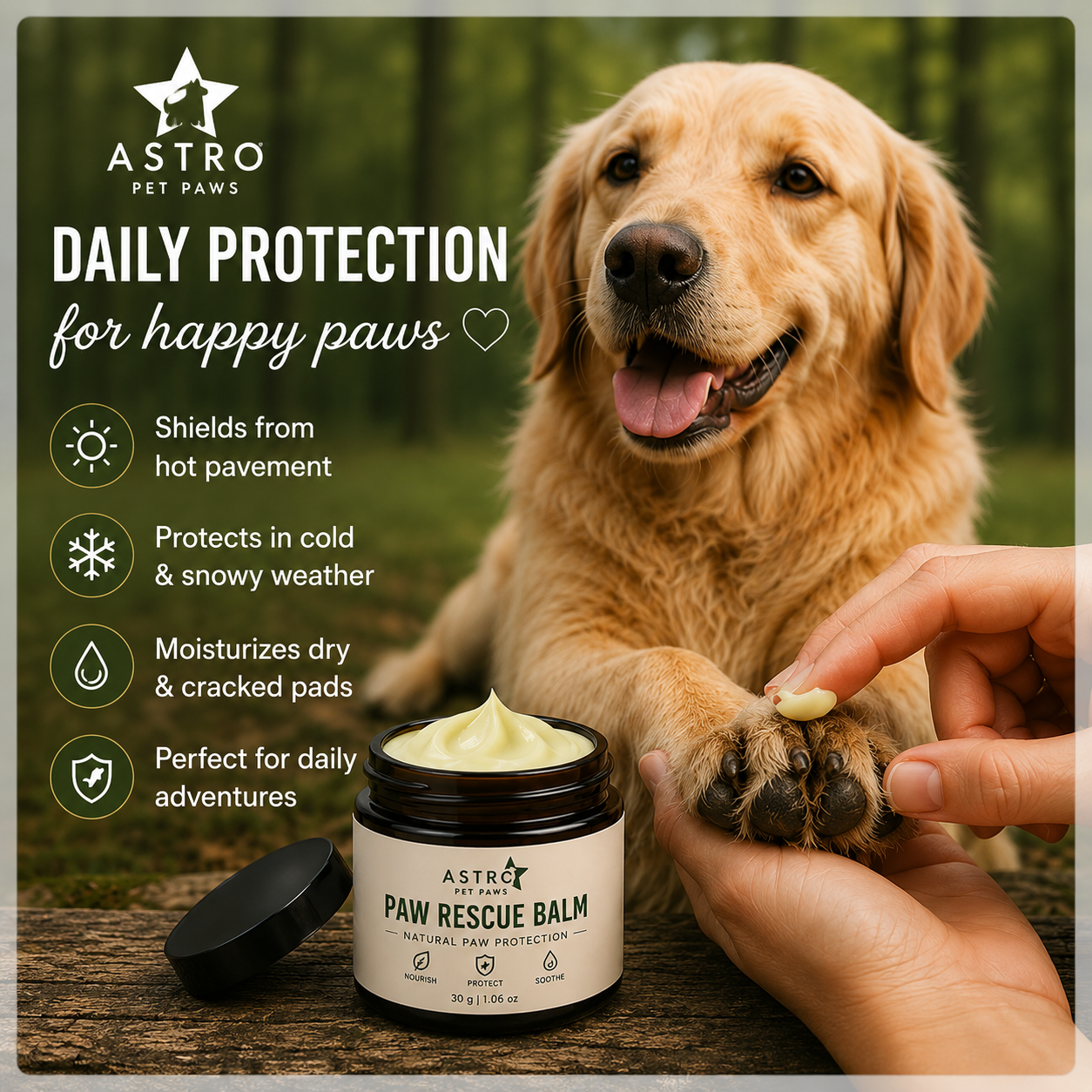 Astro Paw Rescue Balm