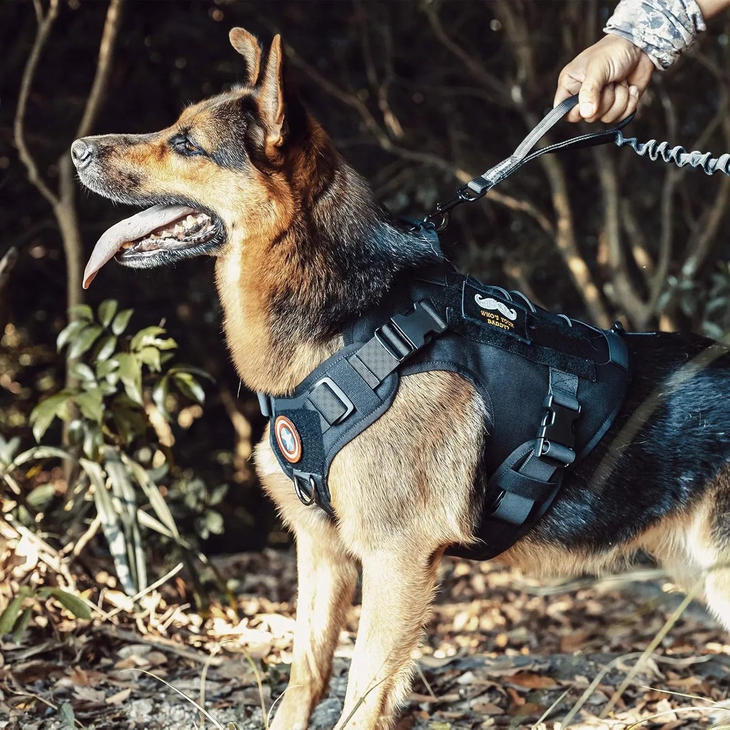 Heavy Duty Tactical Dog Harness | No-Pull Vest for Large Breeds